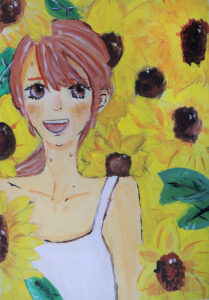 高学年クラス　5年生のイラストレーション作品