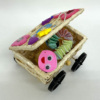 高学年クラス「車輪のついたオブジェ」６年生の作品