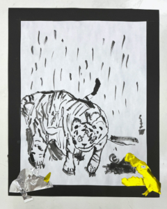 低学年クラス・9月カリキュラム「墨絵」