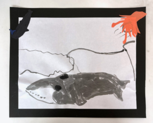 低学年クラス・9月カリキュラム「墨絵」