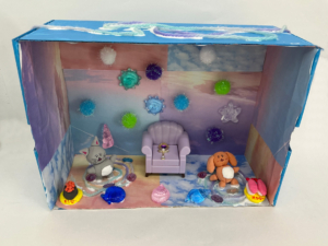 高学年クラス・６，７月カリキュラム「BOXアート」