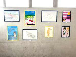 「子ども絵画造形教室作品展2025」高学年クラス作品
