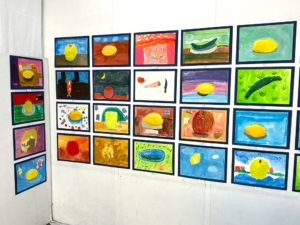 「子ども絵画造形教室作品展2025」低学年クラス作品