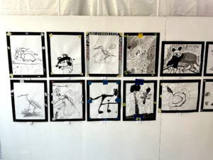 「子ども絵画造形教室作品展2025」低学年クラス作品