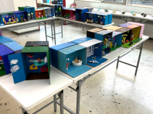 「子ども絵画造形教室作品展2025」低学年クラス作品