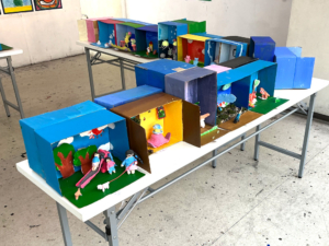 「子ども絵画造形教室作品展2025」低学年クラス作品