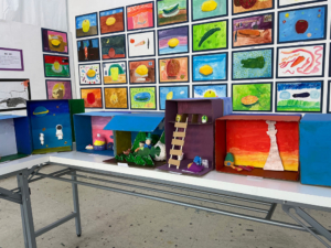 「子ども絵画造形教室作品展2025」低学年クラス作品