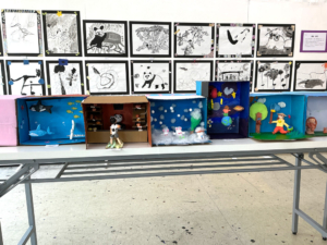 「子ども絵画造形教室作品展2025」低学年クラス作品