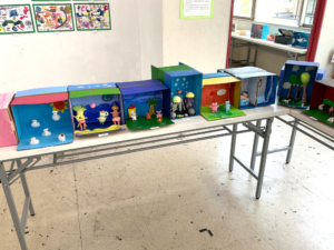 「子ども絵画造形教室作品展2025」低学年クラス作品