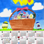 低学年クラス・11月-12月カリキュラム「2026年のカレンダーを描こう！」３年生の作品