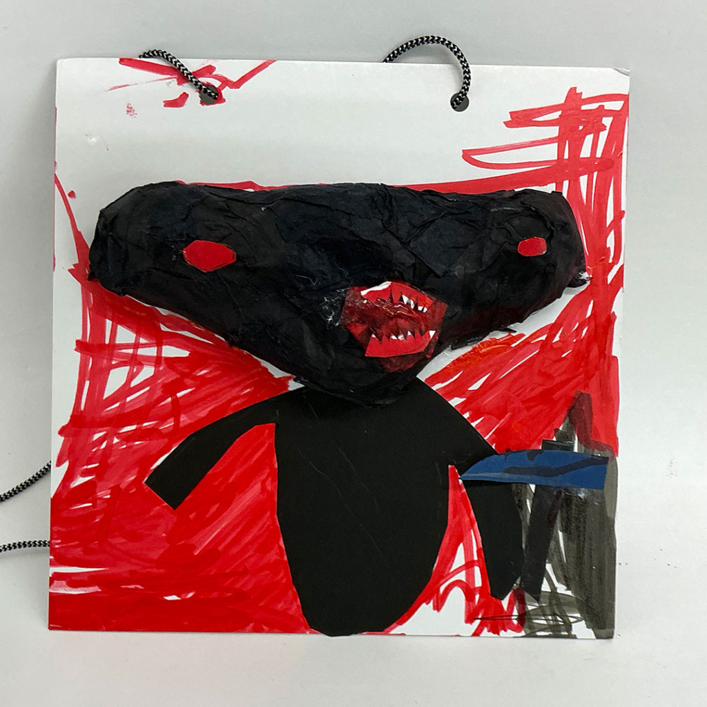 低学年クラス・張り子・2年生の作品